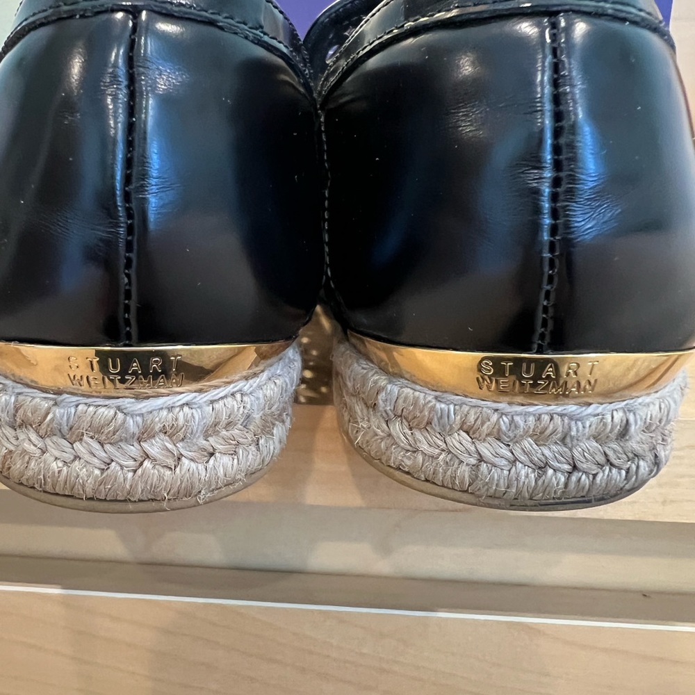 Stuart Weitzman Black Suede Context Espadrilles S… - image 3